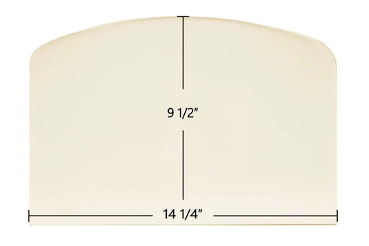 Ceramic Replacement Glass for Earth Stove TP440 Archtop Ceramic Glass Panel | 14 1/4" x 9 1/2" | Part #TP440 - 14 1/4" x 9 1/2" Archtop