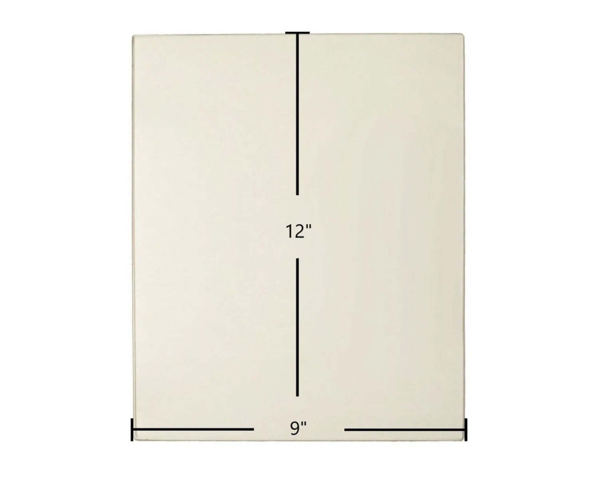 Ceramic Replacement Glass for EasyFire EF3800 Pellet Insert Ceramic Glass Panel | 9" x 12" | Part #110074 - 9" x 12"