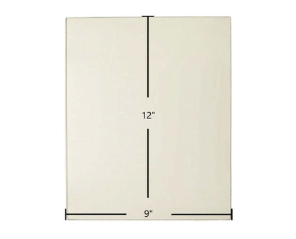 Ceramic Replacement Glass for EasyFire EF3800 Pellet Insert Ceramic Glass Panel | 9" x 12" | Part #110074 - 9" x 12"