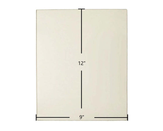Ceramic Replacement Glass for EasyFire EF3800 Pellet Insert Ceramic Glass Panel | 9" x 12" | Part #110074 - 9" x 12"