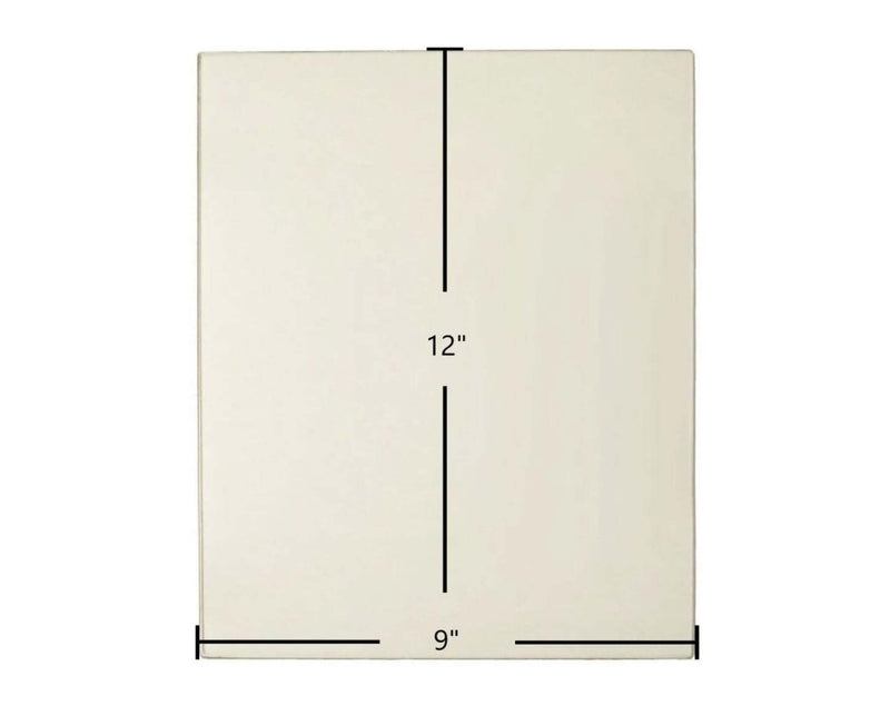 Ceramic Replacement Glass for EasyFire EF3800 Pellet Insert Ceramic Glass Panel | 9" x 12" | Part #110074 - 9" x 12"