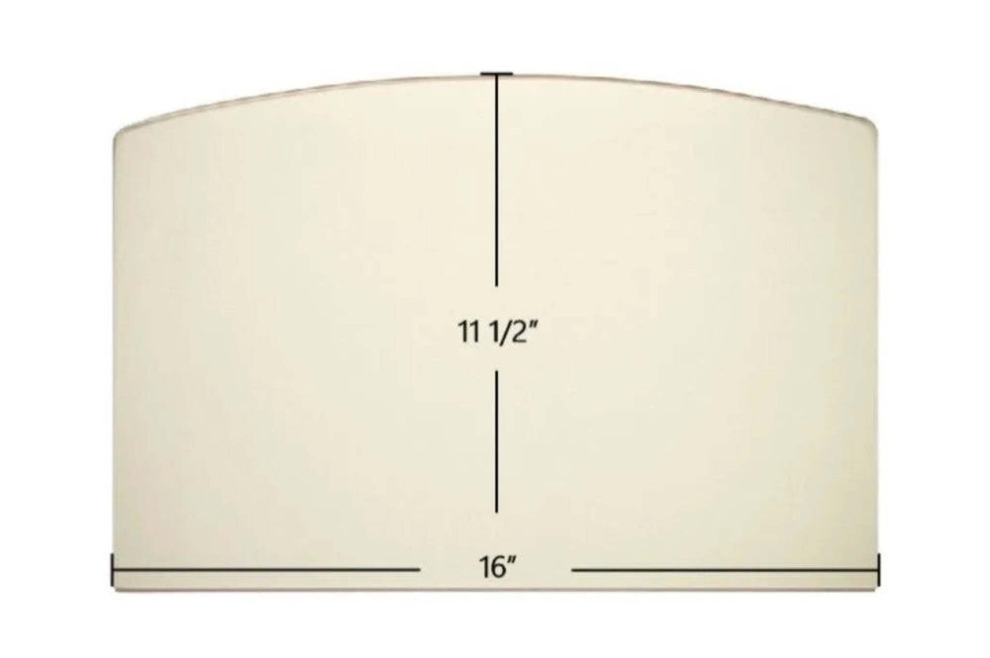 Ceramic Replacement Glass for Efel Harmony 386.65 / Symphony Ceramic Glass Panel | 16" x 11 1/2" | Part #13344 - 16" x 11 1/2"