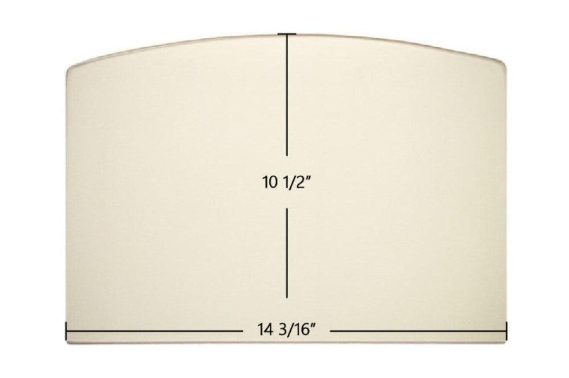 Ceramic Replacement Glass for Efel Harmony MK1 / MF Ceramic Glass Panel | 14 3/16" x 10 1/2" | Part #EFELMK1MF - 14 3/16" x 10 1/2"