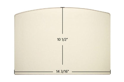 Ceramic Replacement Glass for Efel Harmony MK1 / MF Ceramic Glass Panel | 14 3/16" x 10 1/2" | Part #EFELMK1MF - 14 3/16" x 10 1/2"