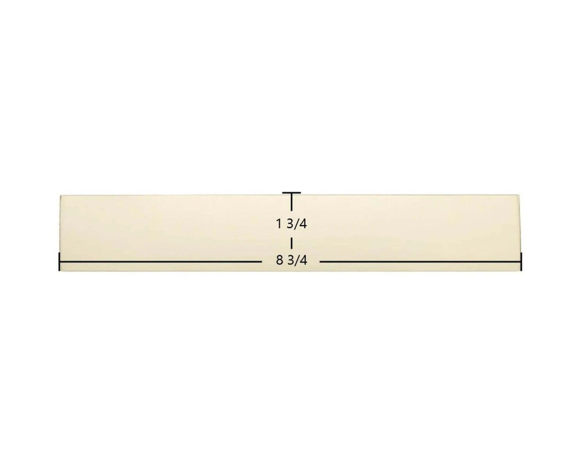 Ceramic Replacement Glass for Efel Kamina Coal Ceramic Glass Panel - 1 3/4" x 8 3/4"