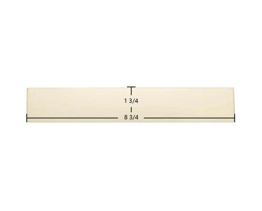 Ceramic Replacement Glass for Efel Kamina Coal Ceramic Glass Panel - 1 3/4" x 8 3/4"