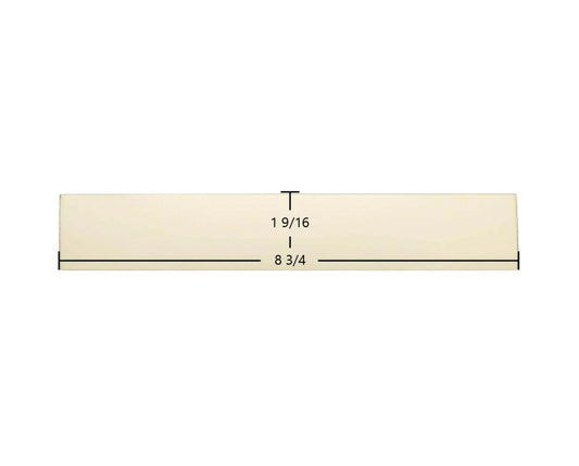 Ceramic Replacement Glass for Efel Kamina Coal Ceramic Glass Panel - 1 9/16" x 8 3/4"