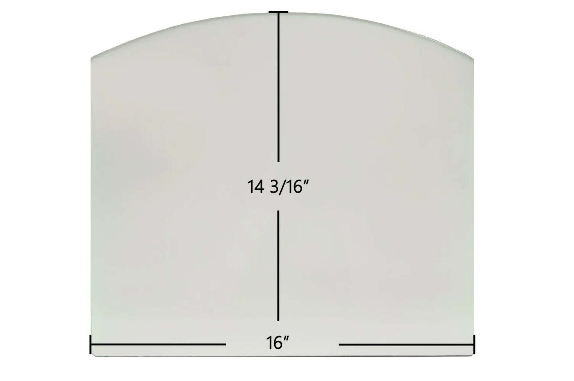 Ceramic Replacement Glass for Efel Symphony Gas Stove Ceramic Glass Panel - 16" x 14 3/16"