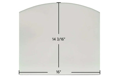 Ceramic Replacement Glass for Efel Symphony Gas Stove Ceramic Glass Panel - 16" x 14 3/16"