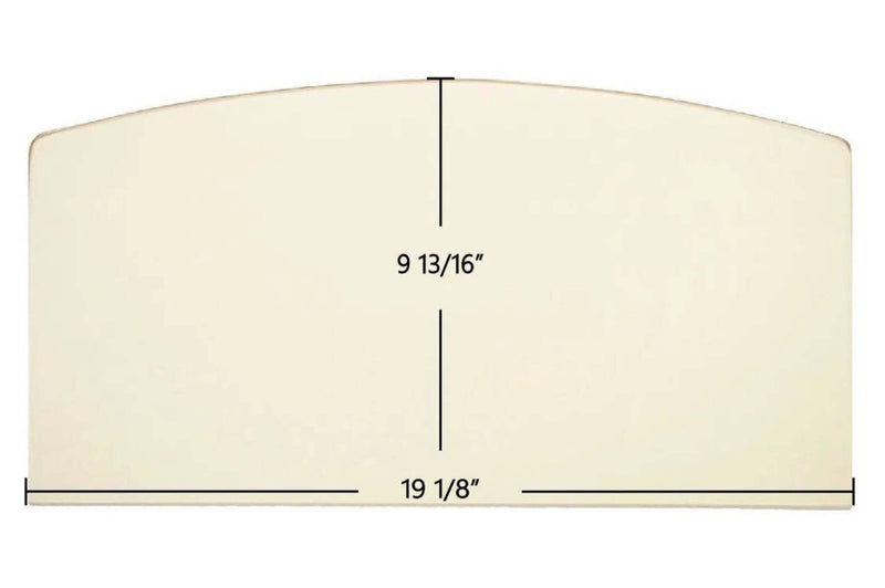 Ceramic Replacement Glass for Elmira 1100, 1200, 1500, 1600 Archtop Ceramic Glass Panel | 19 1/8" x 9 13/16" | Part #1411 / W1005 - 19 1/8" x 9 13/16" Archtop