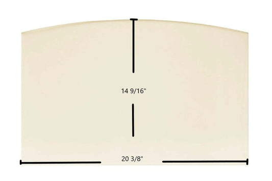 Ceramic Replacement Glass for Energy King 2800 Silhouette Wood Stove Ceramic Glass Panel | 20 3/8" x 14 9/16" - 20 3/8" x 14 9/16"