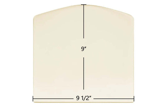 Ceramic Replacement Glass for Energy King Bay 2000 Center Glass | 9 1/2" x 9" | Part #bay-2000 center - 9 1/2" x 9"