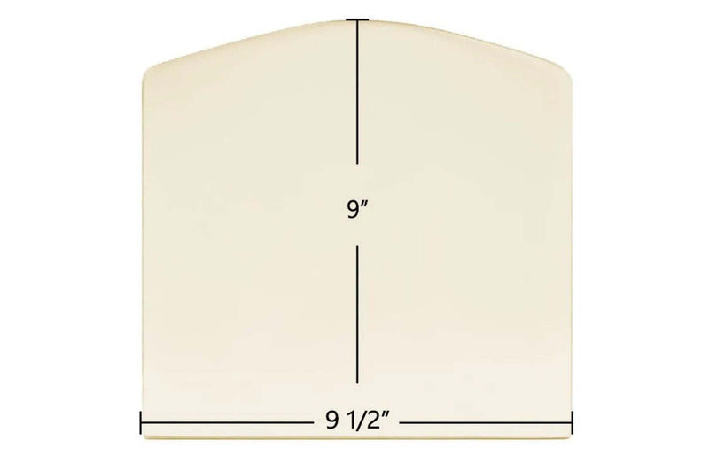 Ceramic Replacement Glass for Energy King Bay 2000 Center Glass | 9 1/2" x 9" | Part #bay-2000 center - 9 1/2" x 9"