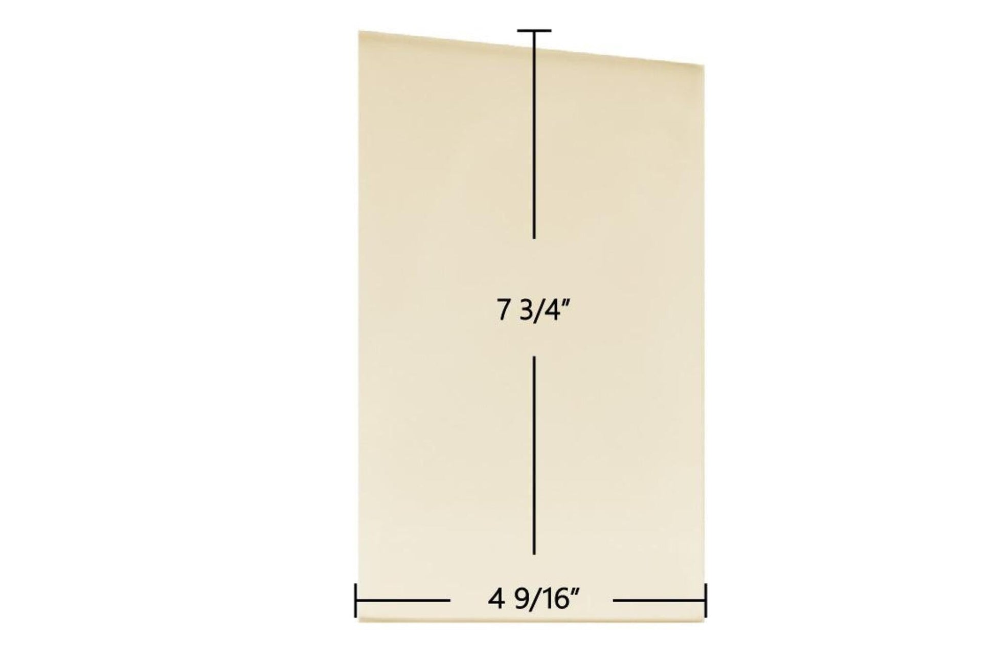Ceramic Replacement Glass for Energy King Bay 2000 Side Ceramic Glass Panel | 4 9/16" x 7 3/4" | High-Temperature - 4 9/16" x 7 3/4"