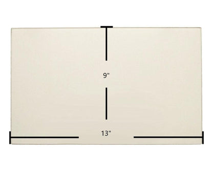 Ceramic Replacement Glass for Energy King Legacy Wood Stove Ceramic Glass Panel | 13" x 9" | High-Temperature - 13" x 9"