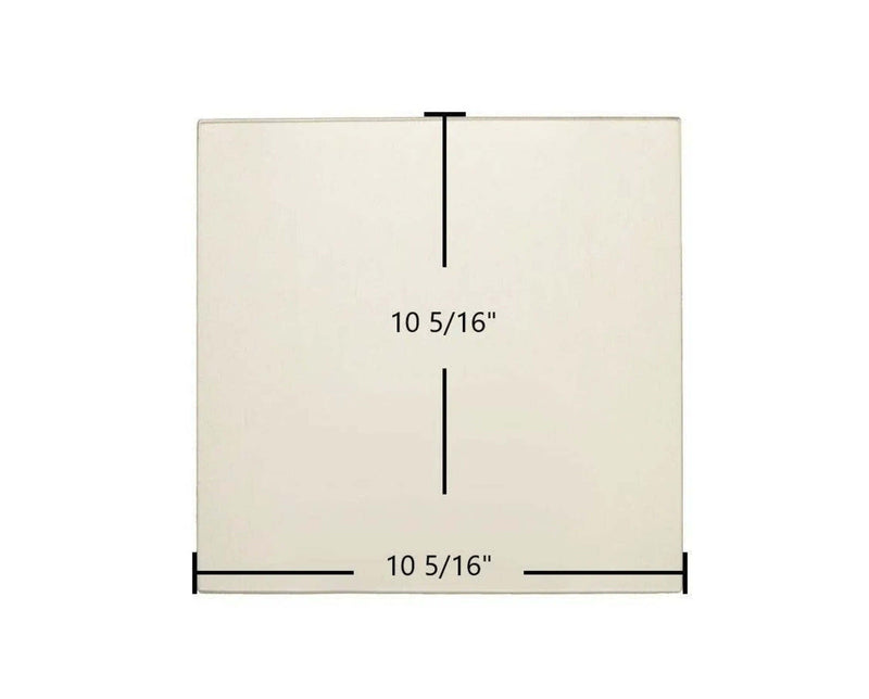 Ceramic Replacement Glass for Enerzone Cambridge Pellet Ceramic Glass Panel | 10 5/16" x 10 5/16" | OEM High-Temperature Replacement - 10 5/16" x 10 5/16"