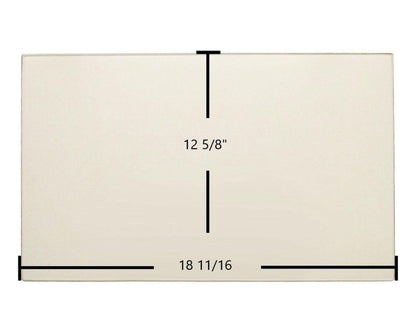 Ceramic Replacement Glass for Enerzone Destination 2.3 Ceramic Glass Panel | 18 11/16" x 12 5/8" - 18 11/16" x 12 5/8"