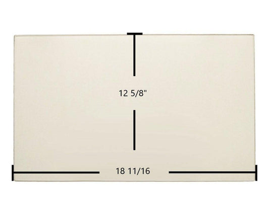 Ceramic Replacement Glass for Enerzone Destination 2.3 Ceramic Glass Panel | 18 11/16" x 12 5/8" - 18 11/16" x 12 5/8"