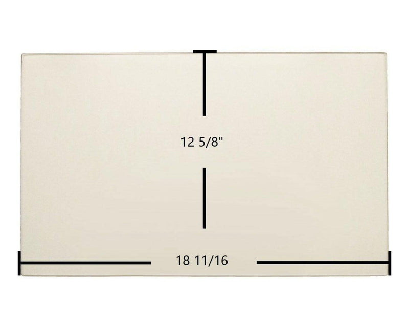 Ceramic Replacement Glass for Enerzone Destination 2.3 Ceramic Glass Panel | 18 11/16" x 12 5/8" - 18 11/16" x 12 5/8"