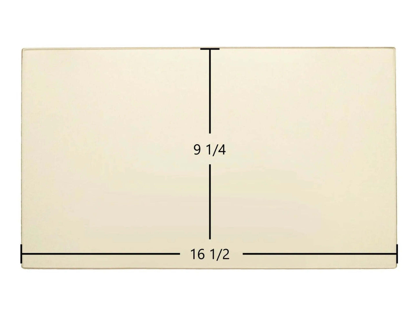 Ceramic Replacement Glass for England's Stove Works Glass Panel (16 1/2" x 9 1/4") | Models 12-FPP, 13-NC, 25-PAH | OEM Part #AC-G17 - 16 1/2" x 9 1/4"
