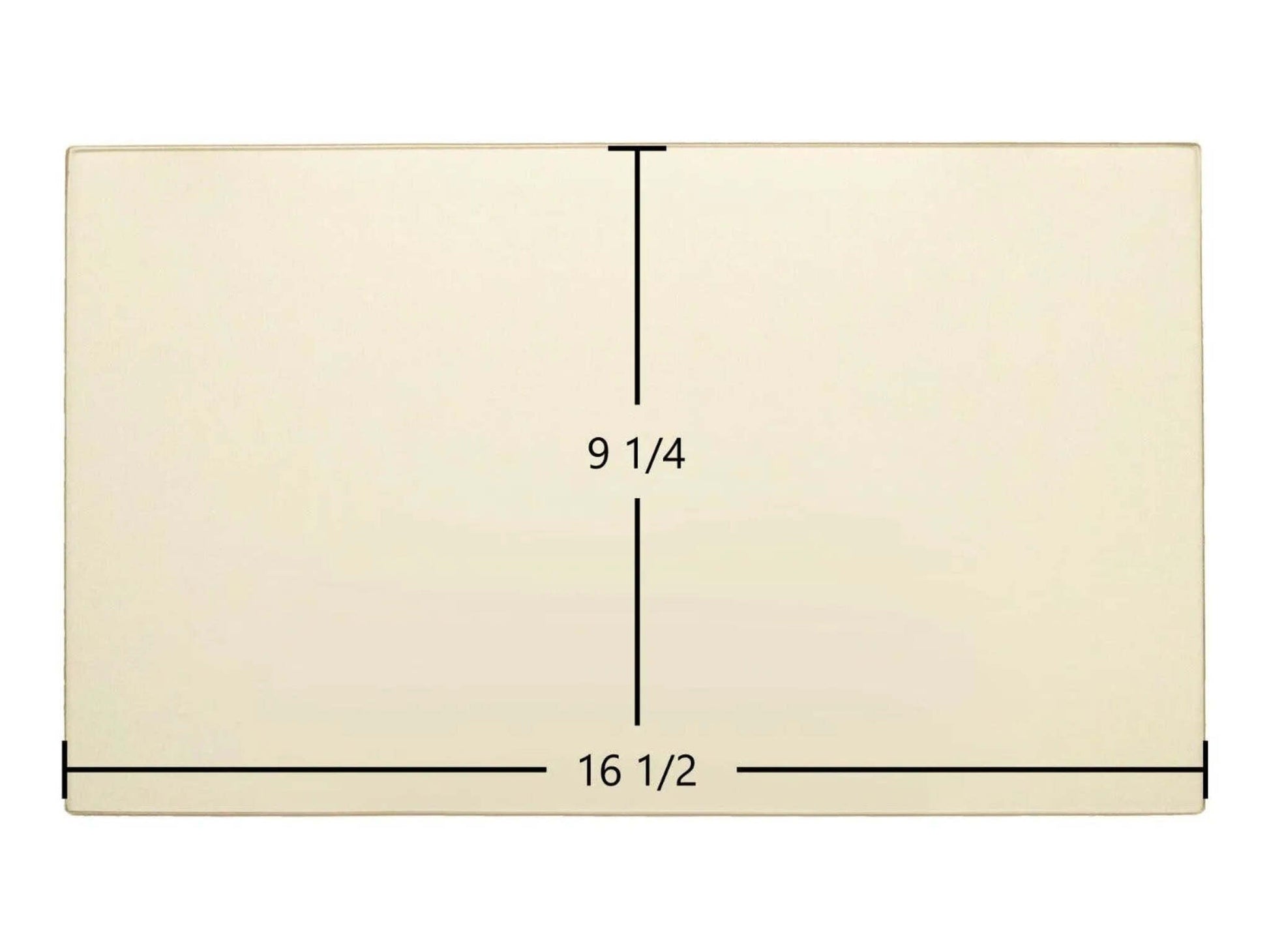 Ceramic Replacement Glass for England's Stove Works Glass Panel (16 1/2" x 9 1/4") | Models 12-FPP, 13-NC, 25-PAH | OEM Part #AC-G17 - 16 1/2" x 9 1/4"