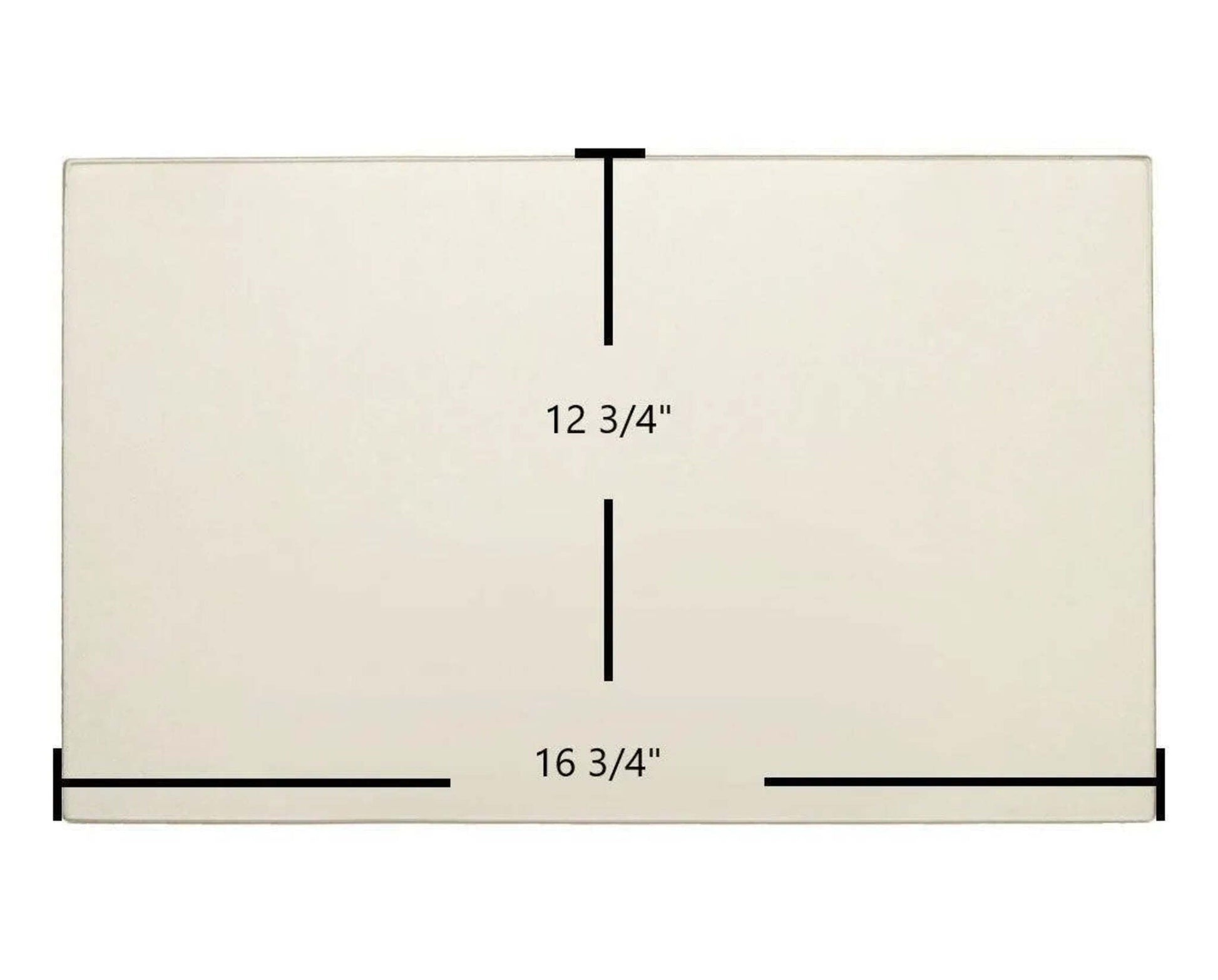 Ceramic Replacement Glass for England's Stove Works Glass Panel (16 3/4" x 12 3/4") | Models 15-SSW01, 50-SHsSW01, 50-TRSSW01 | OEM Part #AC-G50 - 16 3/4" x 12 3/4"