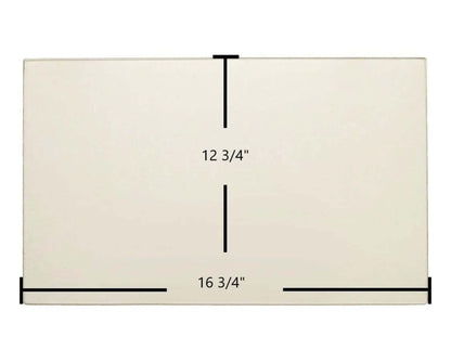 Ceramic Replacement Glass for England's Stove Works Glass Panel (16 3/4" x 12 3/4") | Models 15-SSW01, 50-SHsSW01, 50-TRSSW01 | OEM Part #AC-G50 - 16 3/4" x 12 3/4"