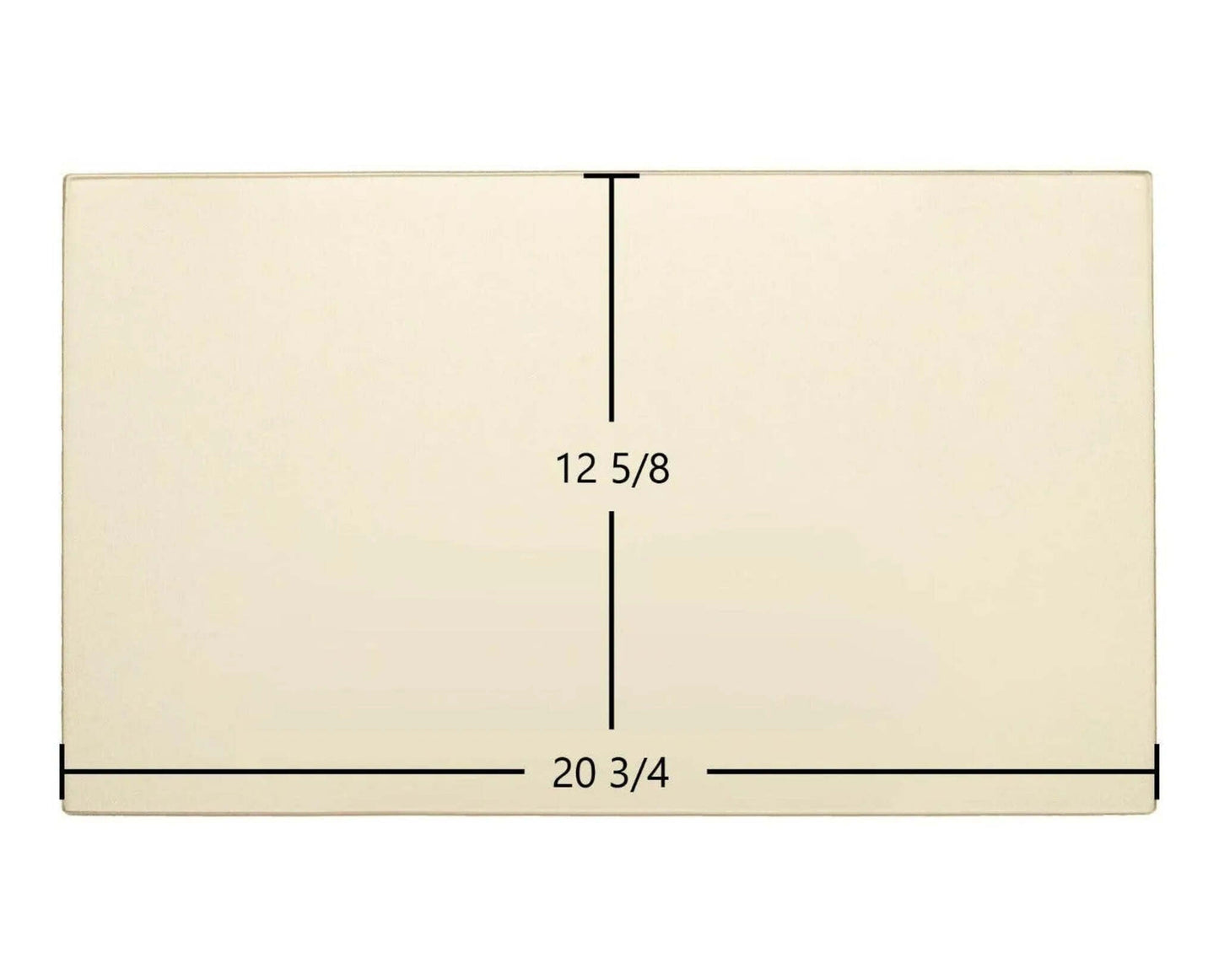 Ceramic Replacement Glass for England's Stove Works 15-SSW02, 50-SHSSW02, 50-TRSSW02 Ceramic Glass Panel (20 3/4" x 12 5/8") | AC-G70 / AC-G51 OEM Replacement - 20 3/4" x 12 5/8"