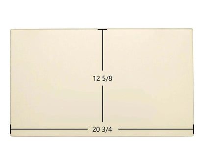 Ceramic Replacement Glass for England's Stove Works 15-SSW02, 50-SHSSW02, 50-TRSSW02 Ceramic Glass Panel (20 3/4" x 12 5/8") | AC-G70 / AC-G51 OEM Replacement - 20 3/4" x 12 5/8"