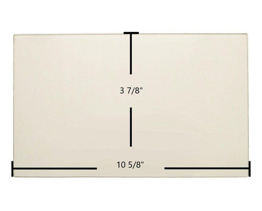 Ceramic Replacement Glass for England's Stove Works Side Glass Panel (10 5/8" x 3 7/8") | Fits 25-EP, 55-SHPEP, 55-TRPEP | OEM Part #AC-G41 / AC-G341 - 10 5/8" x 3 7/8"