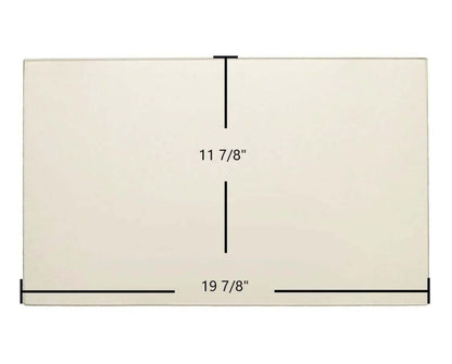Ceramic Replacement Glass for Enviro M55 Cast / Regency GC60 & GC160 Ceramic Glass Panel - 19 7/8" x 11 7/8"