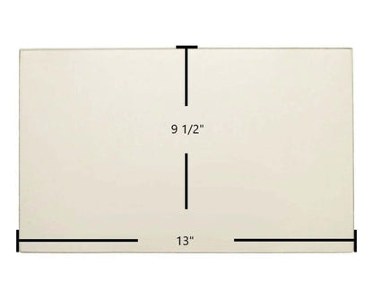 Ceramic Replacement Glass for Enviro P3 Ceramic Front Glass Panel - 13" x 9 1/2"