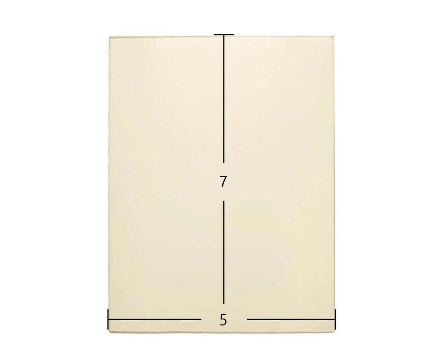 Ceramic Replacement Glass for Fisher Wood Stove - 5" x 7"