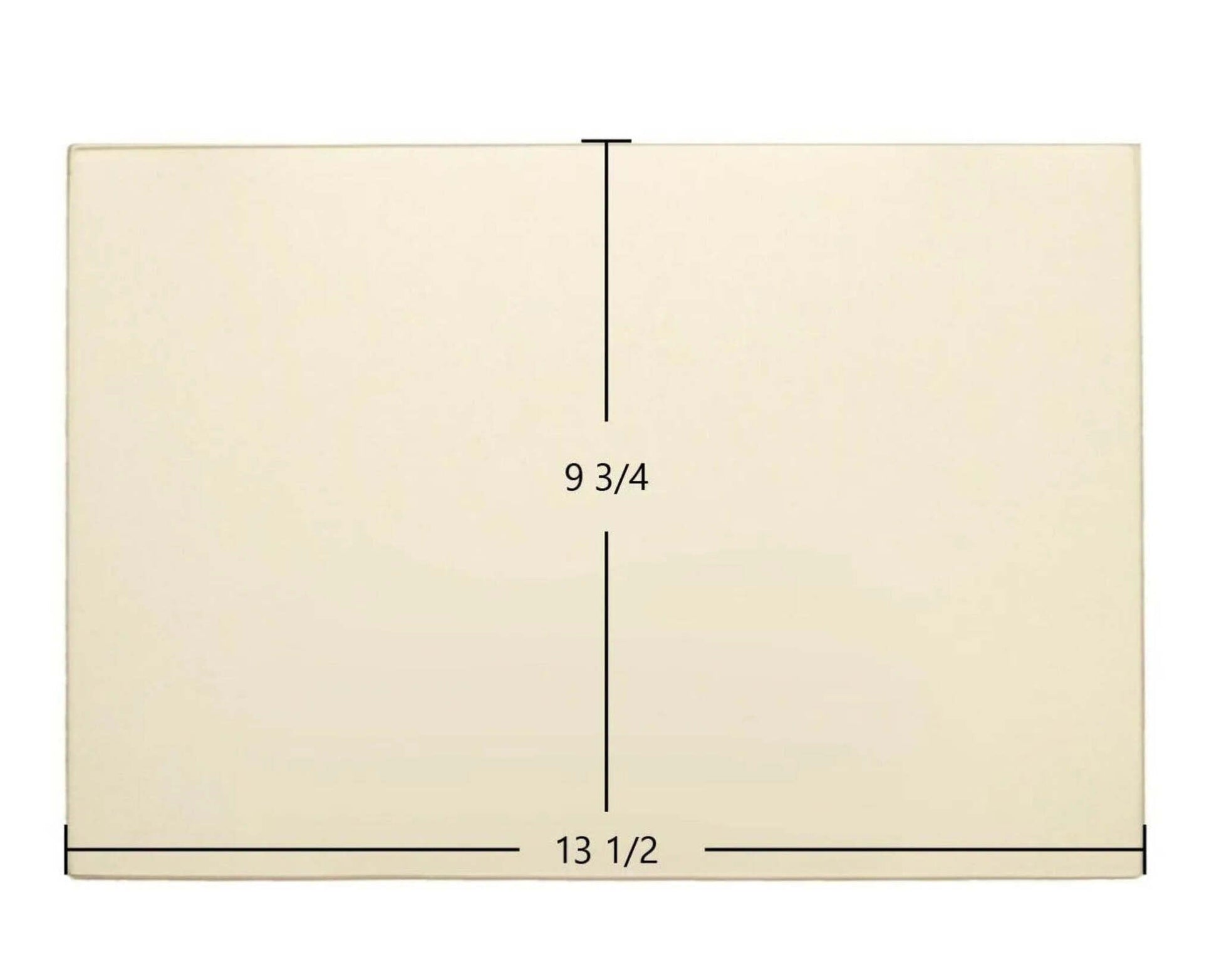 Ceramic Replacement Glass for Fisher 7G9341312 Ceramic Door Glass - 13 1/2" x 9 3/4"