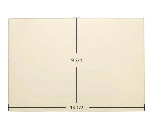 Ceramic Replacement Glass for Fisher 7G9341312 Ceramic Door Glass - 13 1/2" x 9 3/4"