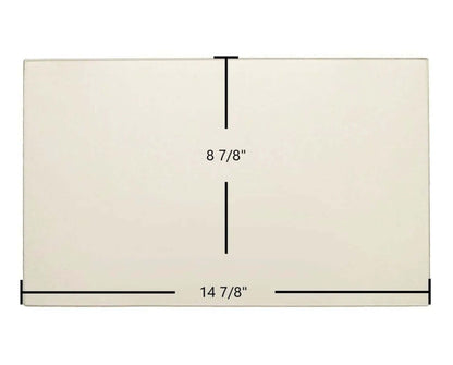 Ceramic Replacement Glass for Flame Energy TD 1.1 Ceramic Door Glass - 14 7/8" x 8 7/8"