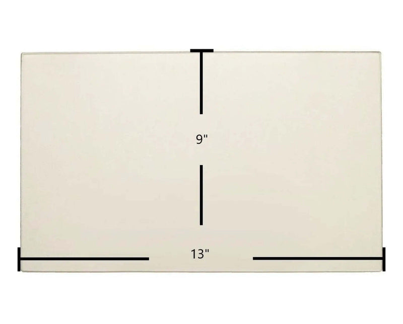 Ceramic Replacement Glass for Grizzly 7G913 ND Ceramic Glass Panel - 13" x 9"