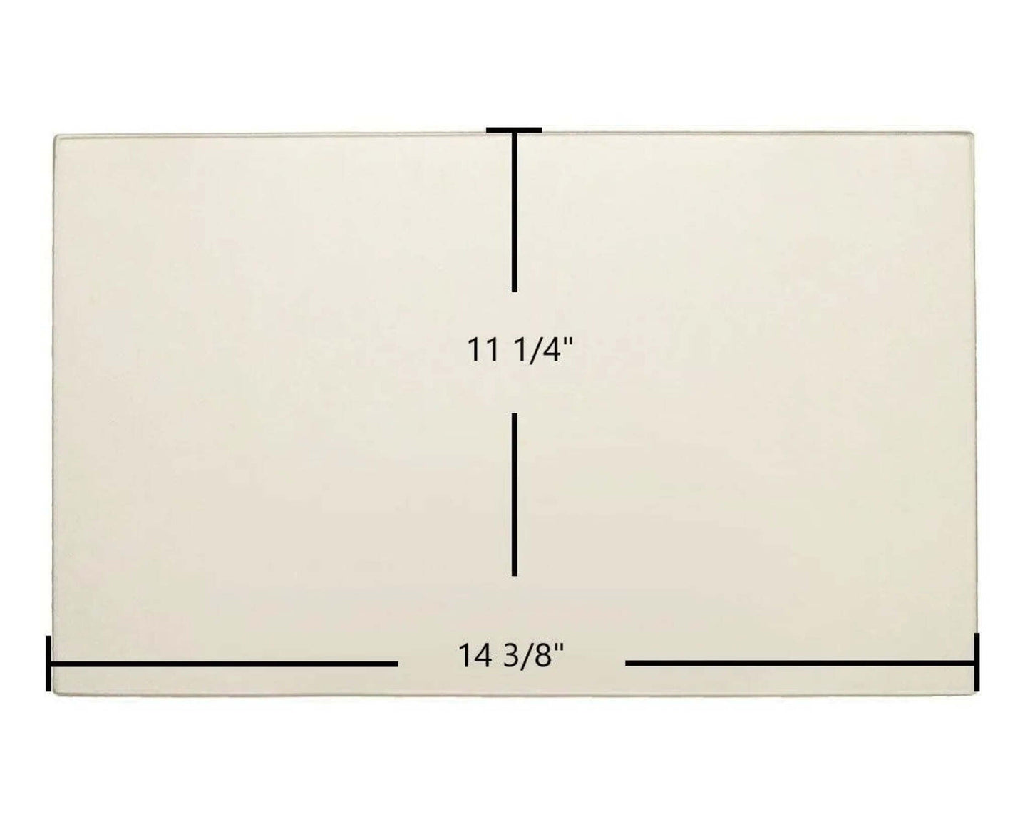 Ceramic Replacement Glass for Harman Advance Center Ceramic Glass Panel - 14 3/8" x 11 1/4"