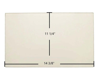 Ceramic Replacement Glass for Harman Advance Center Ceramic Glass Panel - 14 3/8" x 11 1/4"