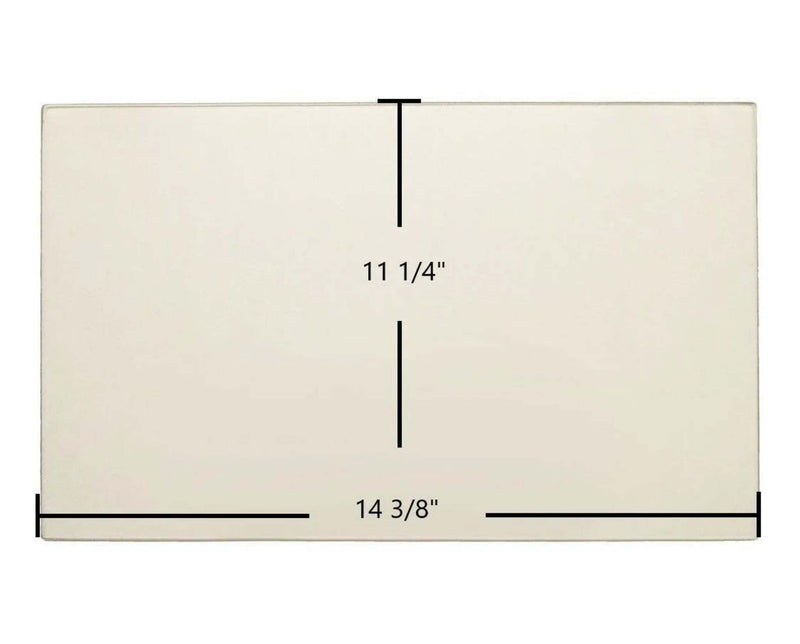 Ceramic Replacement Glass for Harman Advance Center Ceramic Glass Panel - 14 3/8" x 11 1/4"