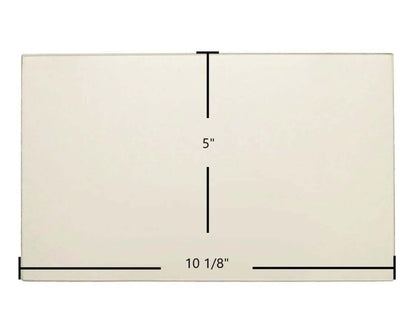 Ceramic Replacement Glass for Harman Advance Side Ceramic Glass Panel - 5" x 10 1/8"