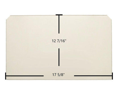 Ceramic Replacement Glass for Harman Exception TL200, TLC 2000 Ceramic Glass Panel (17 5/8" x 12 7/16") - 17 5/8" x 12 7/16"