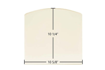 Ceramic Replacement Glass for Harman Invincible Ceramic Glass Panel (10 5/8" x 10 1/4") - 10 5/8" x 10 1/4" Archtop
