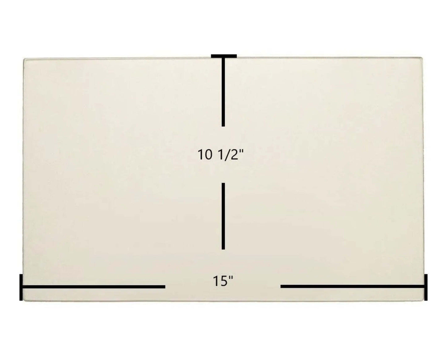 Ceramic Replacement Glass for Harman Oakleaf Ceramic Glass Panel (15" x 10 1/2") - 15" x 10 1/2"