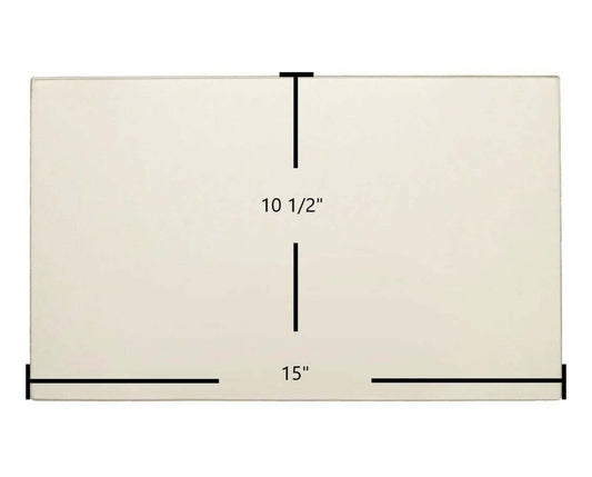 Ceramic Replacement Glass for Harman Oakleaf Ceramic Glass Panel (15" x 10 1/2") - 15" x 10 1/2"