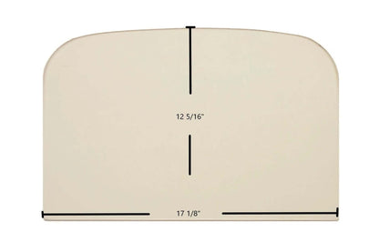 Ceramic Replacement Glass for Harman Oakwood Ceramic Glass Panel (17 1/8" x 12 5/16") - 17 1/8" x 12 5/16" Archtop