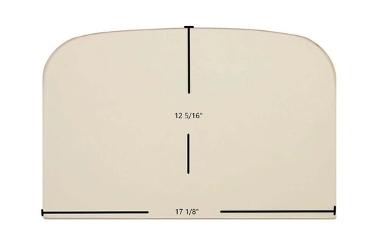 Ceramic Replacement Glass for Harman Oakwood Ceramic Glass Panel (17 1/8" x 12 5/16") - 17 1/8" x 12 5/16" Archtop