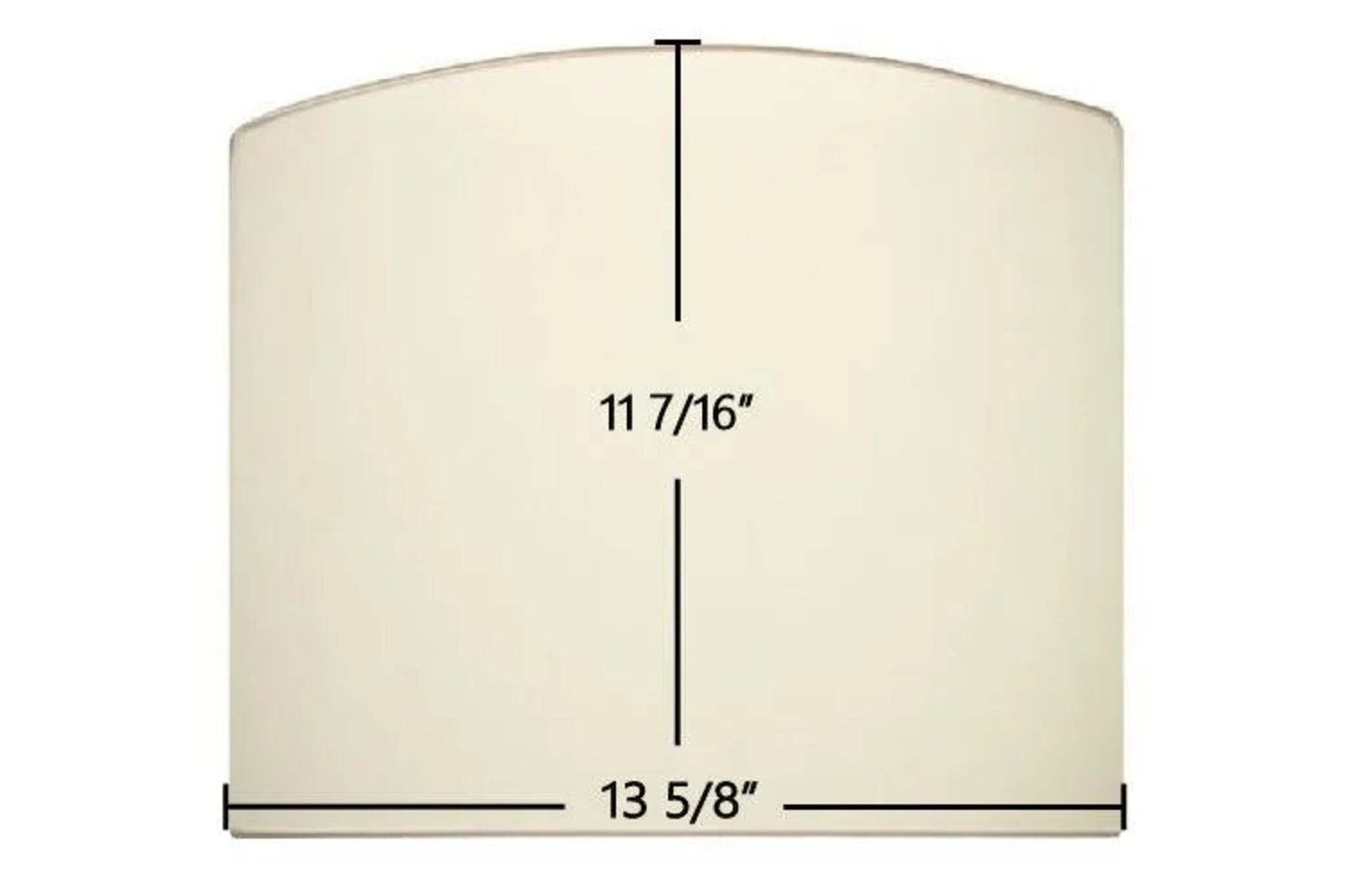 Ceramic Replacement Glass for Harman P68 Ceramic Glass Panel (13 5/8" x 11 7/16") - 13 5/8" x 11 7/16" Archtop