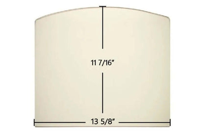 Ceramic Replacement Glass for Harman P68 Ceramic Glass Panel (13 5/8" x 11 7/16") - 13 5/8" x 11 7/16" Archtop