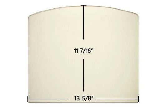 Ceramic Replacement Glass for Harman P68 Ceramic Glass Panel (13 5/8" x 11 7/16") - 13 5/8" x 11 7/16" Archtop